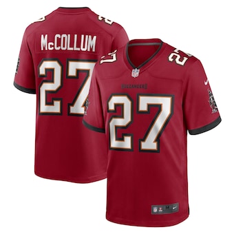 mens nike zyon mccollum red tampa bay buccaneers game player